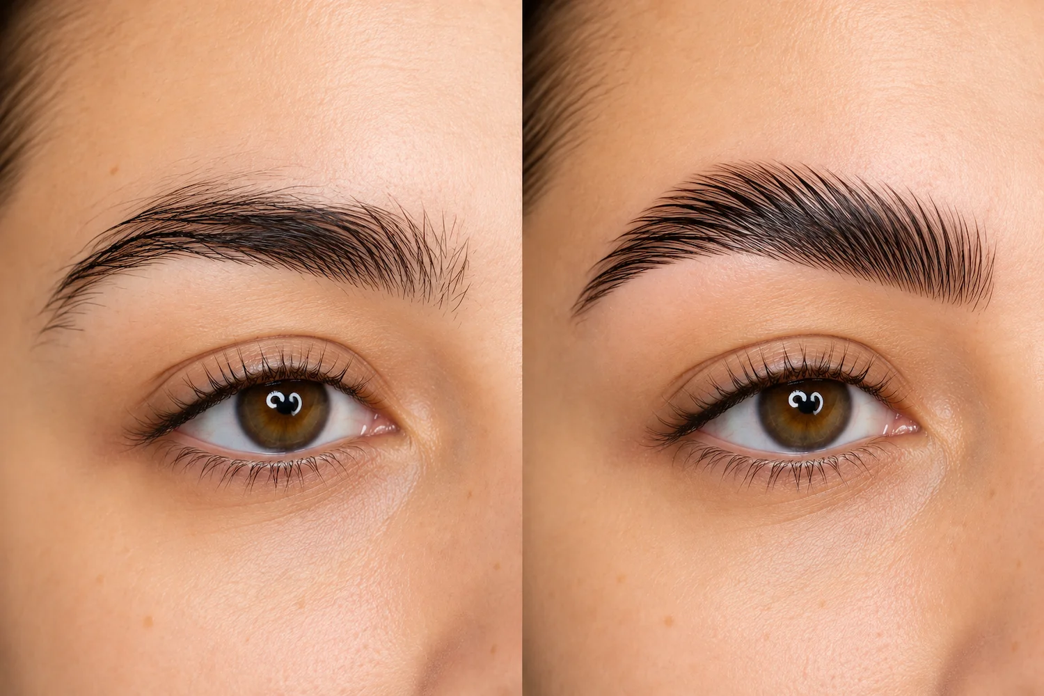 Brow Lamination Before & After 3 Brow Lamination Before After 3 - Best ladies salon in Dubai and Abu Dhabi